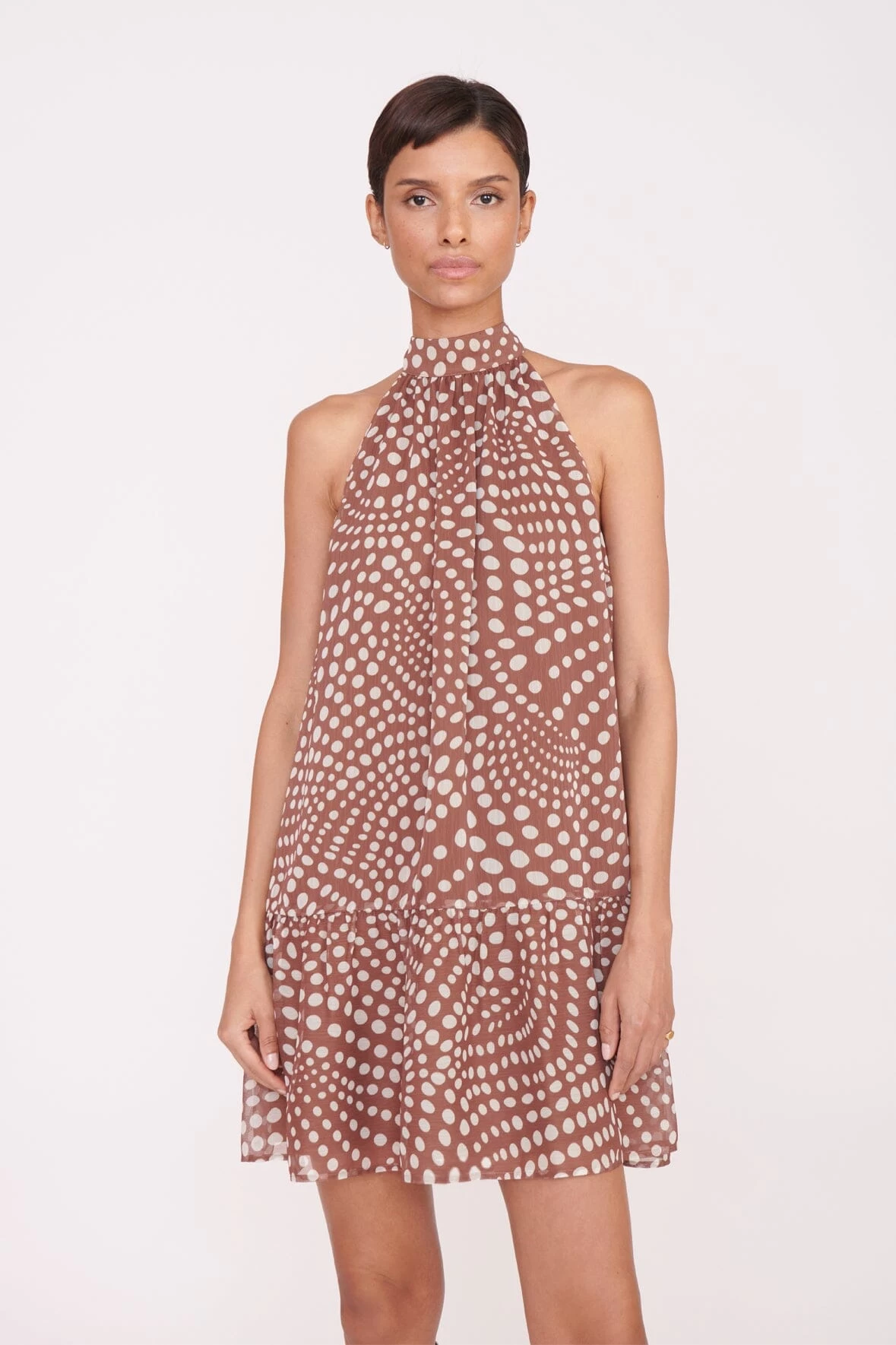 MARLOWE DRESS | CLOVE WAVY DOT 2 MARLOWE DRESS | CLOVE WAVY DOT - Image 2