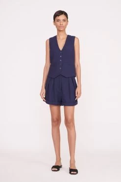 LUISA SHORT | NAVY SUITING