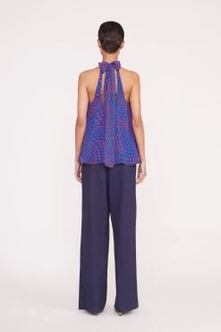 MARLOWE TOP | LAPIS WAVY DOT 8 MARLOWE TOP | LAPIS WAVY DOT -Chic Style Shop Pre Fall 030 00959 web
