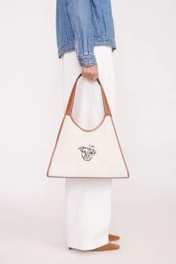CUSTOM STAUD X C.BONZ SOFT REY BAG | CREAM TAN -Chic Style Shop Pre Fall 034 01087 web