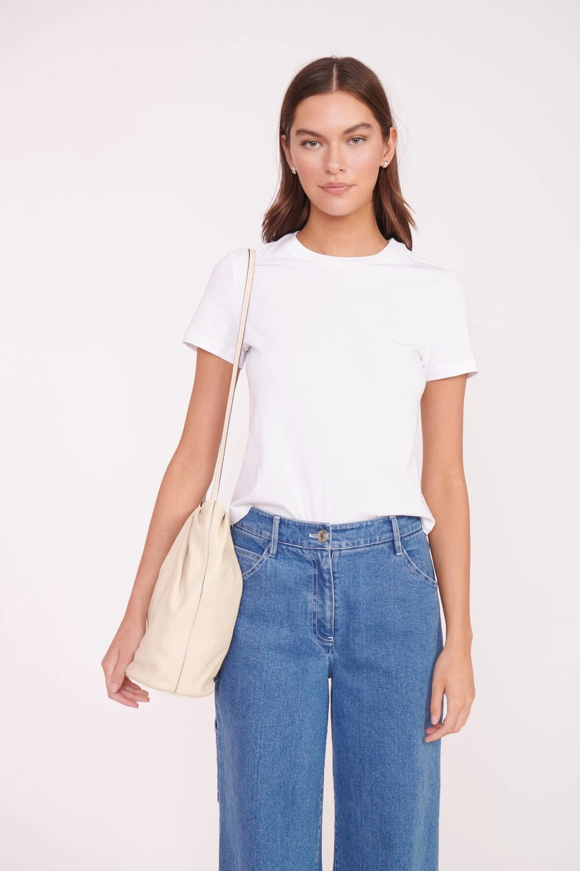 Chic Style Shop -Chic Style Shop RENAME JEANS WHITE TSHIRT BAGS 02118 web