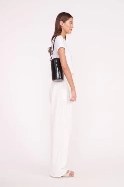 WATER BOTTLE BAG | BLACK -Chic Style Shop RENAME WHITE PANTS TSHIRT BAGS 02170 web