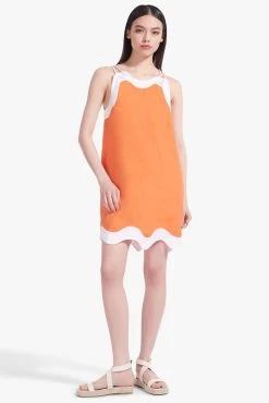 RENATA DRESS | TANGERINE WHITE 17 RENATA DRESS | TANGERINE WHITE -Chic Style Shop Renata Dress Tangerine White 02821 web