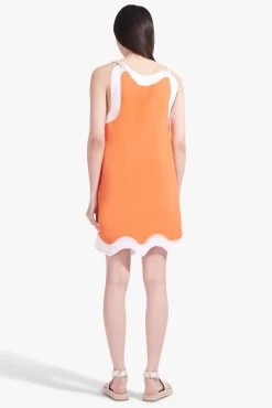 RENATA DRESS | TANGERINE WHITE 16 RENATA DRESS | TANGERINE WHITE -Chic Style Shop Renata Dress Tangerine White 02827 web