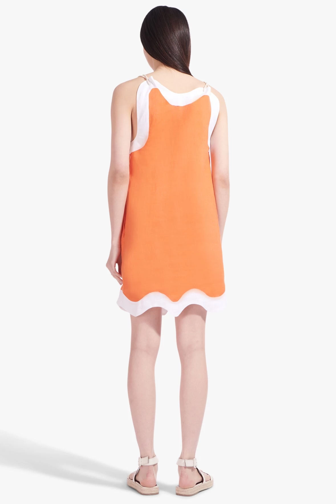 RENATA DRESS | TANGERINE WHITE 7 RENATA DRESS | TANGERINE WHITE - Image 7