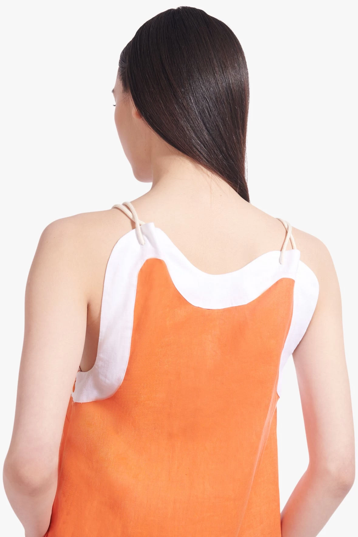 RENATA DRESS | TANGERINE WHITE 6 RENATA DRESS | TANGERINE WHITE - Image 6