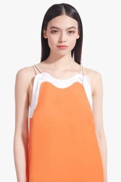 RENATA DRESS | TANGERINE WHITE 12 RENATA DRESS | TANGERINE WHITE -Chic Style Shop Renata Dress Tangerine White 02839 web
