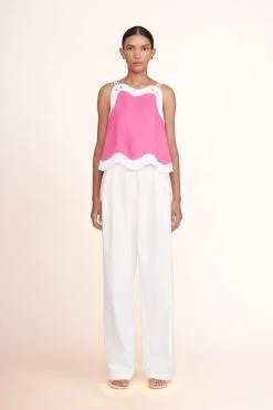 RENATA TOP | BLOSSOM WHITE -Chic Style Shop Renata Top Blossom White Luisa Pant Ivory 02874 web