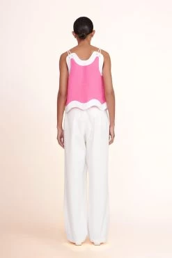 RENATA TOP | BLOSSOM WHITE -Chic Style Shop Renata Top Blossom White Luisa Pant Ivory 02878 web