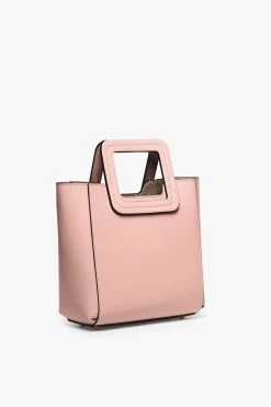 MINI SHIRLEY LEATHER BAG | DARK BLUSH 11 MINI SHIRLEY LEATHER BAG | DARK BLUSH -Chic Style Shop STAUD MINI SHIRLEY DARK BLUSH CALF NAPPA SPRING 21 4