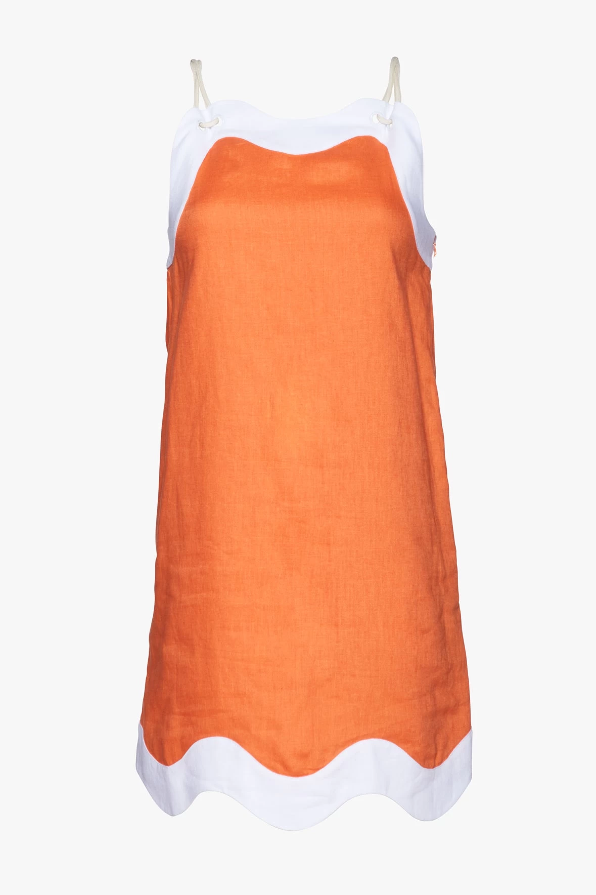 RENATA DRESS | TANGERINE WHITE 9 RENATA DRESS | TANGERINE WHITE - Image 9