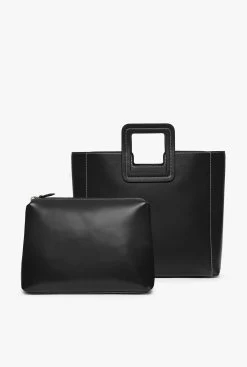 SHIRLEY LEATHER BAG | BLACK -Chic Style Shop STAUD SHIRLEY BAG BLACK FALL19 2