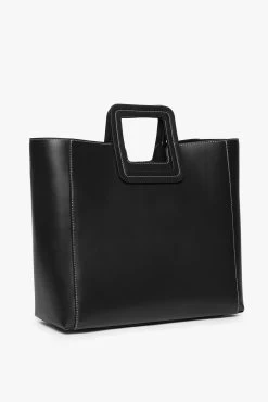 SHIRLEY LEATHER BAG | BLACK -Chic Style Shop STAUD SHIRLEY BAG BLACK FALL19 4