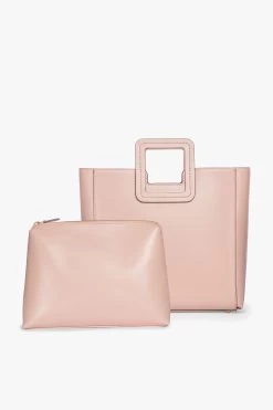 SHIRLEY LEATHER BAG | BLUSH 11 SHIRLEY LEATHER BAG | BLUSH -Chic Style Shop STAUD SHIRLEY BLUSH RESORT20 3