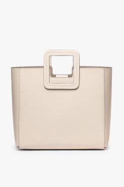 SHIRLEY LEATHER BAG | CREAM -Chic Style Shop STAUD SHIRLEY CREAM CALF SPRING 21 2