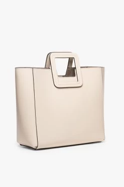 SHIRLEY LEATHER BAG | CREAM -Chic Style Shop STAUD SHIRLEY CREAM CALF SPRING 21 4