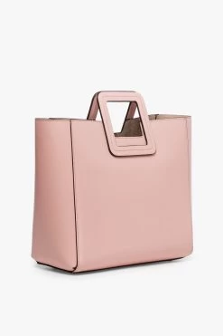 SHIRLEY LEATHER BAG | DARK BLUSH -Chic Style Shop STAUD SHIRLEY DARK BLUSH CALF NAPPA SPRING 21 2