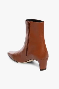 WALLY ANKLE BOOT | TAN 13 WALLY ANKLE BOOT | TAN -Chic Style Shop STAUD WALLY ANKLE BOOT TAN NAPPA FALL ECOM 21 2