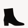 AIMEE SHORT BOOT | BLACK SUEDE