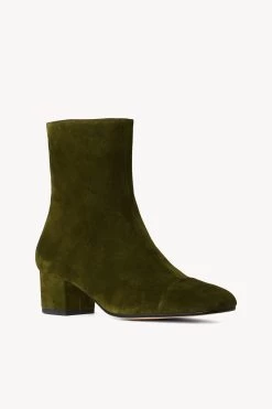 AIMEE SHORT BOOT | OLIVE SUEDE 10 AIMEE SHORT BOOT | OLIVE SUEDE -Chic Style Shop STAUD AIMEE SHORT BOOT OLIVE FALL 22 ECOM 2