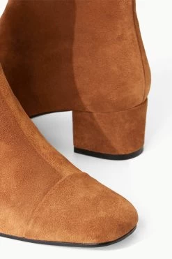 AIMEE SHORT BOOT | TAN SUEDE -Chic Style Shop STAUD AIMEE SHORT BOOT TAN FALL 22 ECOM 5