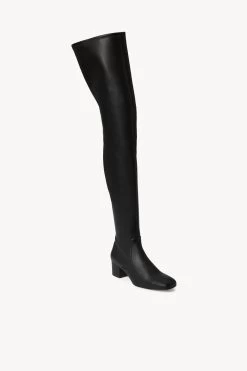 AIMEE BOOT | BLACK VEGAN LEATHER 10 AIMEE BOOT | BLACK VEGAN LEATHER -Chic Style Shop STAUD AIMEE BOOT BLACK FALL 22 ECOM 2