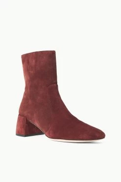 ANDY ANKLE BOOT | MAHOGANY 10 ANDY ANKLE BOOT | MAHOGANY -Chic Style Shop STAUD ANDYANKLE BOOT MAHOGANY FALL 23 ECOM 2