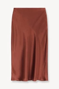 ANGELA SKIRT | CLOVE -Chic Style Shop STAUD ANGELA SKIRT CLOVE SUPF 23 ECOM 1