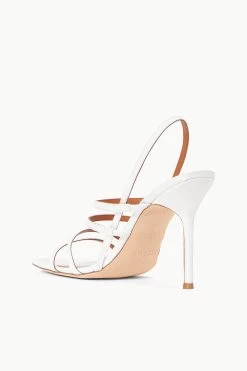 ANISE HEEL | WHITE SATIN 15 ANISE HEEL | WHITE SATIN -Chic Style Shop STAUD ANISE HEEL IVORYSATIN SPRING 23 ECOM 3