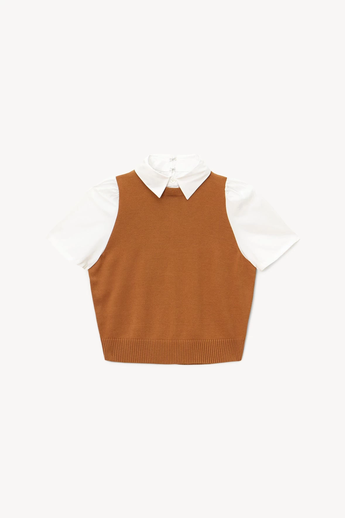 ARYA TOP | TAN WHITE 2 ARYA TOP | TAN WHITE - Image 2