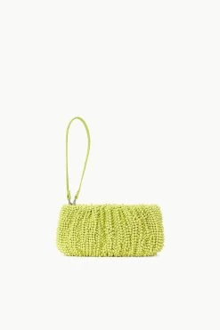 BEADED BEAN BAG | CITRON -Chic Style Shop STAUD BEADEDBEANCONVERTIBLE BAG CITRON SPRING 23 ECOM 2 45df1427 890b 4dc0 a969 1e3c5c1d0fbc