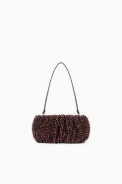 BEADED BEAN BAG | MAHOGANY BLACK