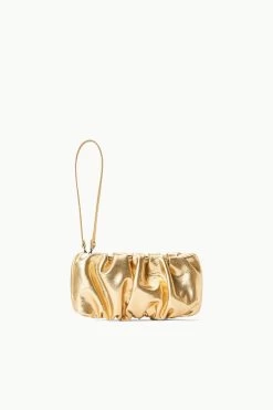 BEAN BAG | GOLD -Chic Style Shop STAUD BEANCONVERTIBLEBAG GOLD ECOM 3