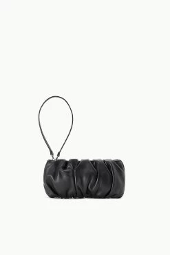 BEAN BAG | BLACK -Chic Style Shop STAUD BEANCONVERTIBLE BAG BLACK HOLIDAY 22 ECOM 3
