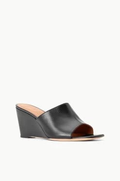 BLAIR WEDGE | BLACK -Chic Style Shop STAUD BLAIR WEDGE BLACK SUPF 23 ECOM 2