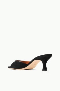 BRIGITTE MULE | BLACK SUEDE -Chic Style Shop STAUD BRIGITTE MULE BLACK SUPF 23 ECOM 3