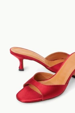 BRIGITTE MULE | RUBY SATIN -Chic Style Shop STAUD BRIGITTE MULE RUBY SUPF 23 ECOM 4