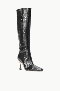 CAMI BOOT | BLACK CROC EMBOSSED 12 CAMI BOOT | BLACK CROC EMBOSSED -Chic Style Shop STAUD CAMI BOOT BLACK FALL 23 ECOM 2