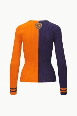 THE STAUD NFL CARGO SWEATER | CHICAGO BEARS -Chic Style Shop STAUD CARGOSWEATERXNFL SWEATER CHICAGOBEARS FANATICS 23 ECOM 2