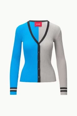 THE STAUD NFL CARGO SWEATER | DETROIT LIONS -Chic Style Shop STAUD CARGOSWEATERXNFL SWEATER DETROITLIONS FANATICS 23 ECOM 1