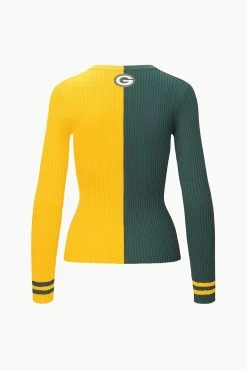 THE STAUD NFL CARGO SWEATER | GREEN BAY PACKERS -Chic Style Shop STAUD CARGOSWEATERXNFL SWEATER GREENBAYPACKERS FANATICS 23 ECOM 2