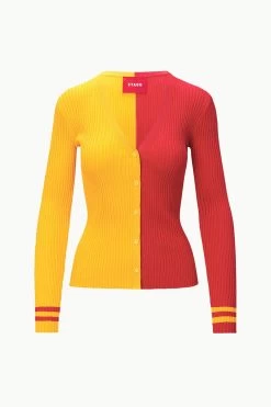 THE STAUD NFL CARGO SWEATER | KANSAS CITY CHIEFS -Chic Style Shop STAUD CARGOSWEATERXNFL SWEATER KANSASCITYCHIEFS FANATICS 23 ECOM 1