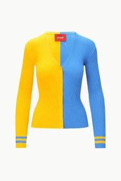 THE STAUD NFL CARGO SWEATER | LOS ANGELES CHARGERS -Chic Style Shop STAUD CARGOSWEATERXNFL SWEATER LOSANGELESCHARGERS FANATICS 23 ECOM 1