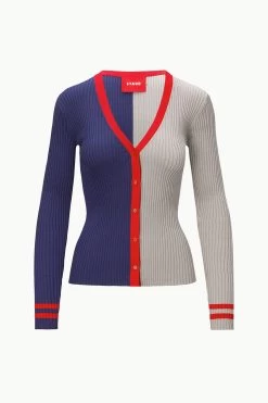 THE STAUD NFL CARGO SWEATER | NEW ENGLAND PATRIOTS -Chic Style Shop STAUD CARGOSWEATERXNFL SWEATER NEWENGLANDPATRIOTS FANATICS 23 ECOM 1