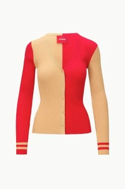 THE STAUD NFL CARGO SWEATER | SAN FRANCISCO 49ERS -Chic Style Shop STAUD CARGOSWEATERXNFL SWEATER SANFRANCISCO49ERS FANATICS 23 ECOM 1