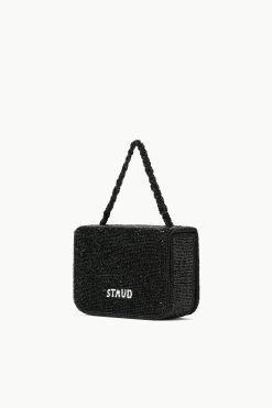 CARMEN BEADED BOX BAG | BLACK 12 CARMEN BEADED BOX BAG | BLACK -Chic Style Shop STAUD CARMENBEADEDBOXBAG BLACK ECOM 2
