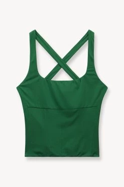 CARRY TOP | COURT GREEN -Chic Style Shop STAUD CARRY TOP GREEN SUPF 23 ECOM 1