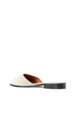 CASPIAN SLIDE | NATURAL LINEN -Chic Style Shop STAUD CASPIAN SLIDE BLACK SUPF 23 ECOM 3 1 web