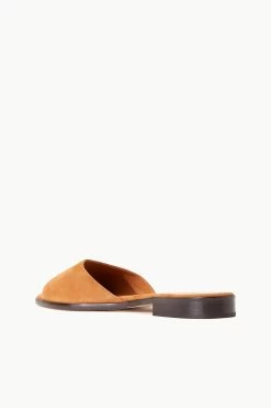 CASPIAN SLIDE | TAN SUEDE -Chic Style Shop STAUD CASPIAN SLIDE TANSUEDE SUPF 23 ECOM 3