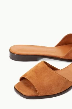 CASPIAN SLIDE | TAN SUEDE -Chic Style Shop STAUD CASPIAN SLIDE TANSUEDE SUPF 23 ECOM 4